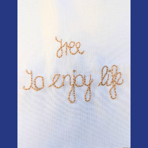 Threads of Freedom - Stitches - Free to enjoy life